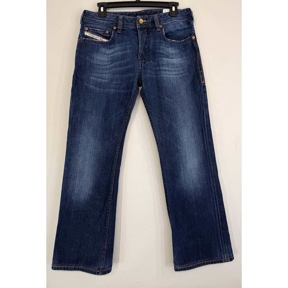 Diesel Industry Zatiny Bootcut Jeans Men's 29x27.75 Altered Hem Made In Italy